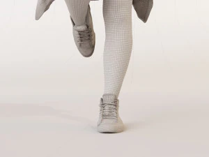 Realistic and Detailed of a Young Woman 3D Model