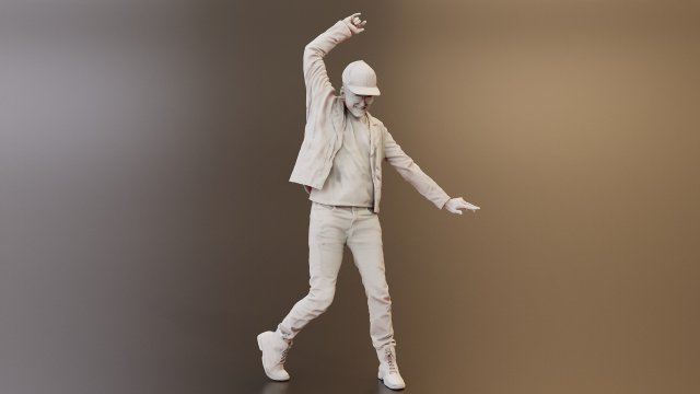 Ultra Realistic Young Man 3D Scan for AR VR Animation and Games 3D Model .c4d .max .obj .3ds .fbx .stl .blend 