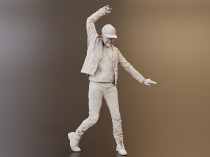 Young Man 3D Scan Model 3D Model