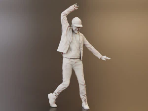 Ultra Realistic Young Man 3D Scan for AR VR Animation and Games 3D Model