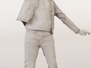 Ultra Realistic Young Man 3D Scan for AR VR Animation and Games 3D Model
