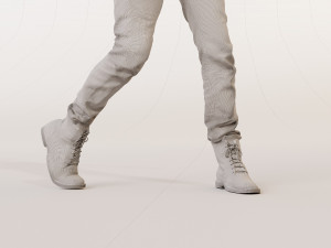 Ultra Realistic Young Man 3D Scan for AR VR Animation and Games 3D Model