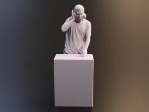 Realistic 3D Scan Hip Hop Mens Rappers 10 Models and Poses 3D Model