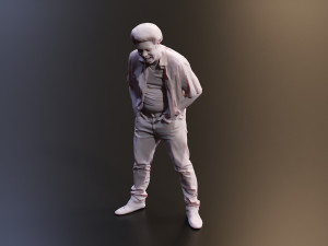 Realistic 3D Scan Hip Hop Mens Rappers 10 Models and Poses 3D-Modell