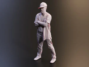 Realistic 3D Scan Hip Hop Mens Rappers 10 Models and Poses 3D Model