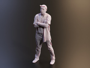 Realistic 3D Scan Hip Hop Mens Rappers 10 Models and Poses 3D-Modell