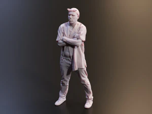 Realistic 3D Scan Hip Hop Mens Rappers 10 Models and Poses 3D Model