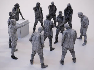 Realistic 3D Scan Hip Hop Mens Rappers 10 Models and Poses 3D Model