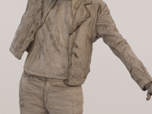 Young Pop Rock Man and Woman 3D Authentic Details Model 3D