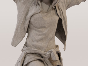 Young Pop Rock Man and Woman 3D Authentic Details Model 3D