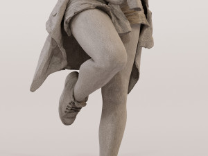 Young Pop Rock Man and Woman 3D Authentic Details Model 3D