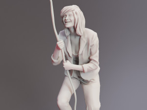 Man Woman Escape Action Scene - Unmatched 3D Realism 3D-Modell