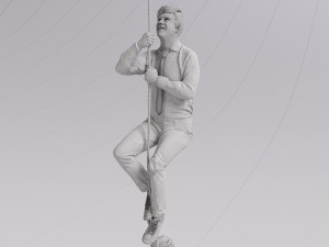 Man Woman Escape Action Scene - Unmatched 3D Realism 3D-Modell