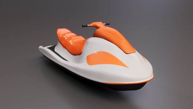 Ultra-realistic 3D Jet Ski - Perfect for Games and Animations 3D-Modell .c4d .max .obj .3ds .fbx .stl .blend 