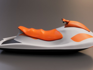 Ultra-realistic 3D Jet Ski - Perfect for Games and Animations 3D-Modell