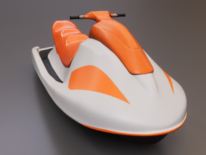 Ultra-realistic 3D Jet Ski - Perfect for Games and Animations 3D-Modell