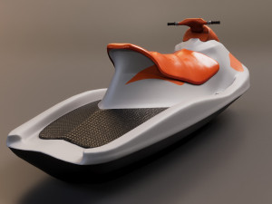 Ultra-realistic 3D Jet Ski - Perfect for Games and Animations 3D-Modell