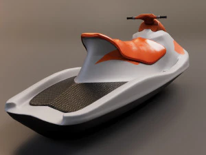 Ultra-realistic 3D Jet Ski - Perfect for Games and Animations 3D Model