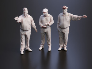 3D Security Guard - Realism and Versatility in Your Scenes 3Dモデル