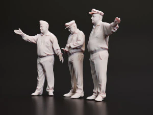 3D Security Guard - Realism and Versatility in Your Scenes 3D Model