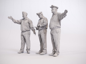 3D Security Guard - Realism and Versatility in Your Scenes Model 3D