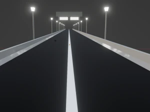 Drag strip 3D Model