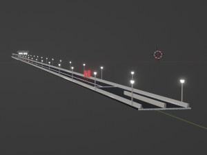 Drag strip Modelo 3D