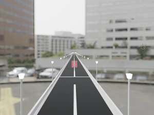 Drag strip 3D Model