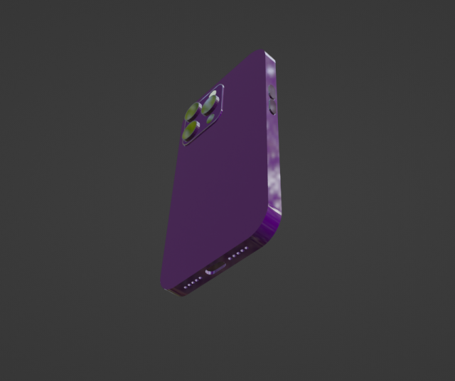 IPhone 14 Pro Max 3D-Modell .c4d .max .obj .3ds .fbx .stl .blend 