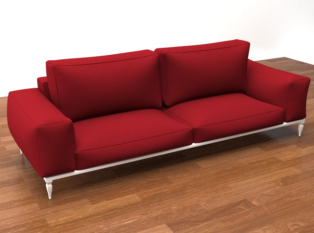 Sofa 3D Model .c4d .max .obj .3ds .fbx .stl .blend 