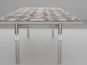The Cristaline dining table 3D Model