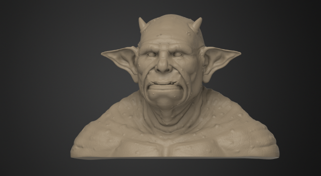 Busto ORCO Modelo de impresión 3D .c4d .max .obj .3ds .fbx .stl .blend 