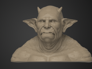 Busto ORCO Model Cetak 3D