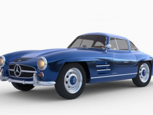 Mersetes Benz 300 sl 3D 모델