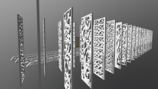 CNC Decoral elements 3D मॉडल .c4d .max .obj .3ds .fbx .stl .blend 