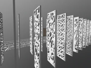 CNC Decoral elements 3D Model