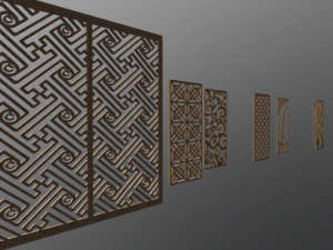 CNC Decoral elements 3D Model