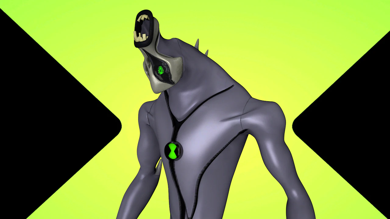 Ben 10 - Ghostfreak UAF imprimable en 3D Modèles 3D en vedette .c4d .max .obj .3ds .fbx .stl .blend 