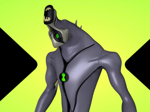 Ben 10 - Ghostfreak UAF 3D Printable 3D Print Model