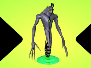 Ben 10 - Ghostfreak UAF imprimable en 3D Modèles 3D en vedette