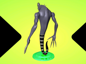 Ben 10 - Ghostfreak UAF 3D Printable Modello di stampa 3D