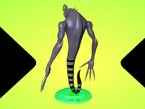 Ben 10 - Ghostfreak UAF imprimable en 3D Modèles 3D en vedette