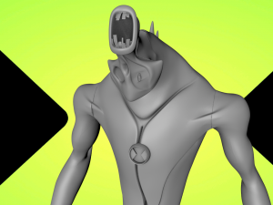 Ben 10 - Ghostfreak UAF 3D Printable Modello di stampa 3D