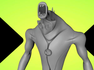 Ben 10 - Ghostfreak UAF imprimable en 3D Modèles 3D en vedette