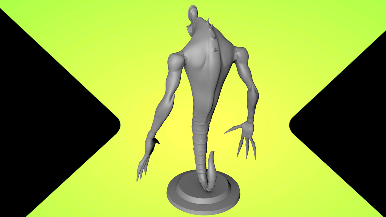 Ben 10 - Ghostfreak UAF 3D Printable Grátis Modelo de Impressão 3D