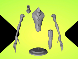 Ben 10 - Ghostfreak UAF 3D Printable Modello di stampa 3D