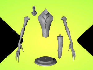 Ben 10 - Ghostfreak UAF imprimable en 3D Modèles 3D en vedette