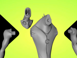 Ben 10 - Ghostfreak UAF imprimable en 3D Modèles 3D en vedette