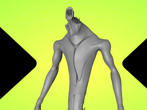Ben 10 - Ghostfreak UAF imprimable en 3D Modèles 3D en vedette