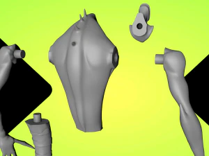 Ben 10 - Ghostfreak UAF imprimable en 3D Modèles 3D en vedette